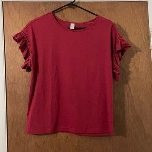 Red lightweight shirt